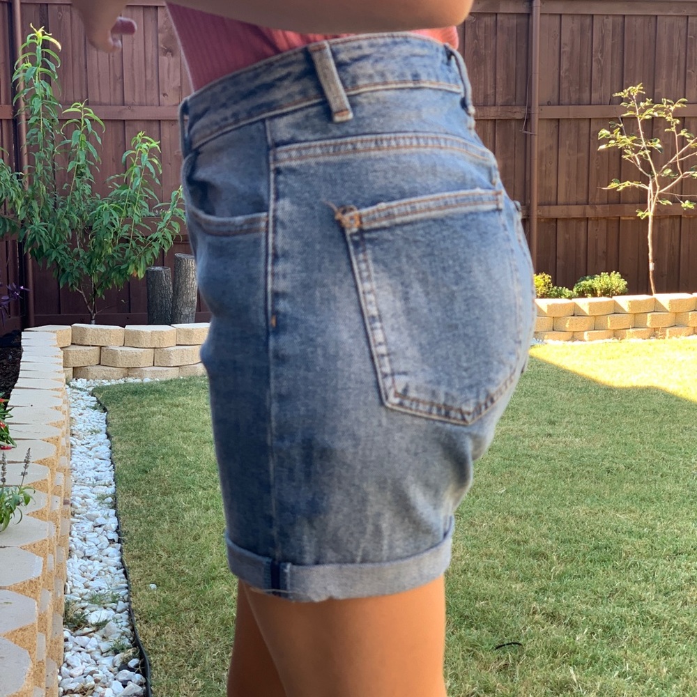 High Waist Jeans Shorts - Picture 11 of 11